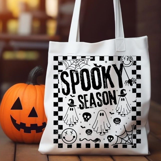 Tote Bag Trick Halloween Ou Treat Ghost (Créateur téléchargé)