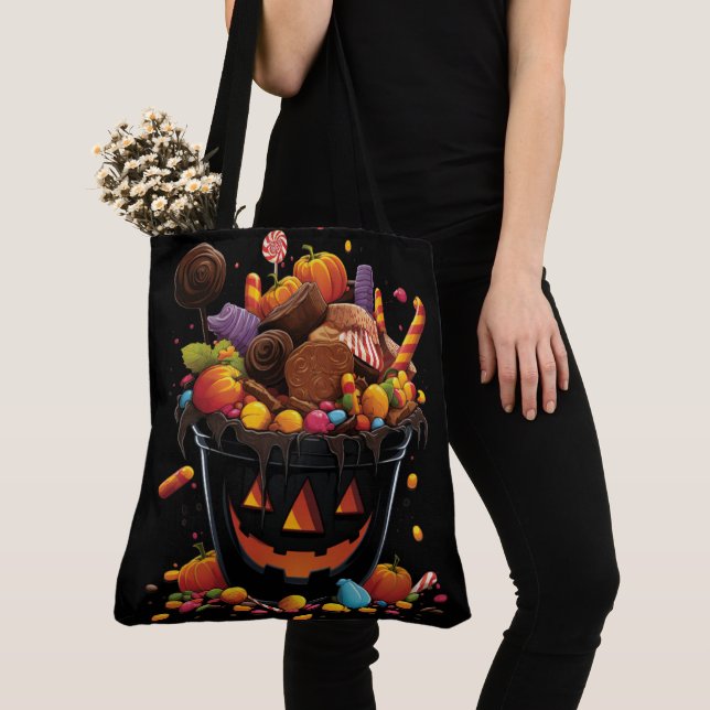 Tote Bag Trick-or-Treat Treats (De près)