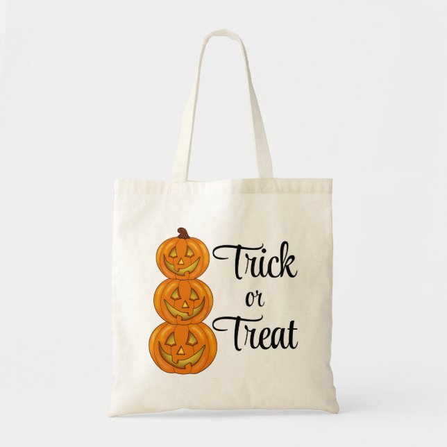 Tote Bag Trick Ou Pile De Traitements Des Citrouilles D'Hal (Devant)
