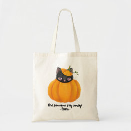 Tote Bag Trick ou traitement d'Halloween personnalisé