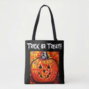 Tote Bag Trick ou traitement Halloween Jack-O-Lantern Whims