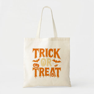 Tote Bag Trick ou traitement - Police de séchage avec fantô