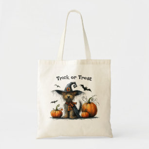 Tote Bag Trick ou traiter le chien d'Halloween dans le Casq
