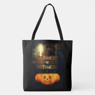 Tote Bag Trick ou Treat Citrouilles