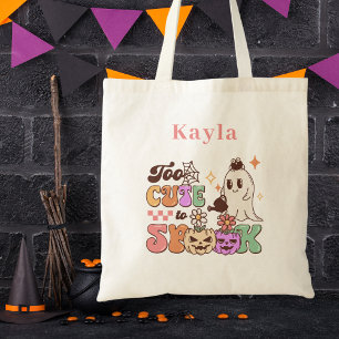 Tote Bag Trick Ou Treat Cute & Éffrayant Girls