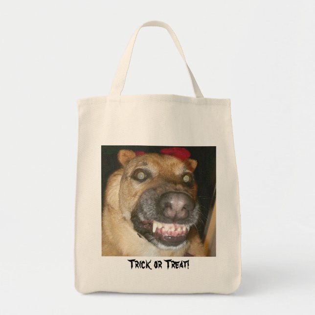 Tote Bag Trick ou Treat Dog ! (Devant)