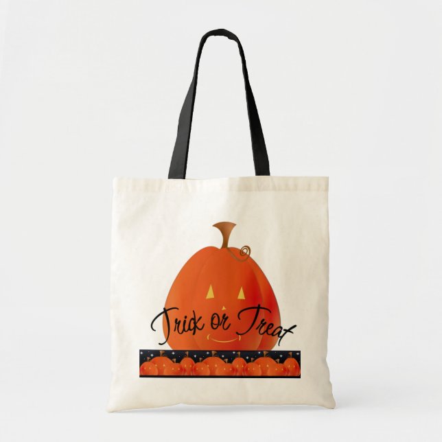 Tote Bag Trick ou Treat Halloween (Devant)