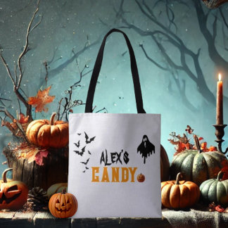 Tote Bag Trick Ou Treat Personnalisé Halloween