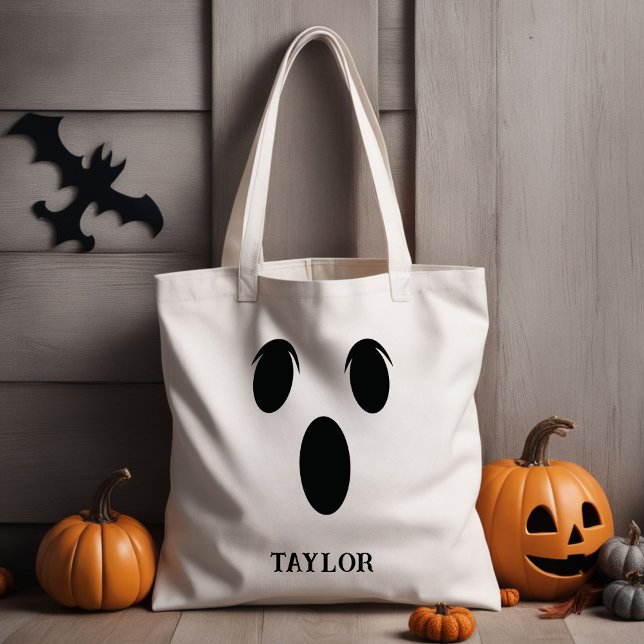 Tote Bag Trick personnalisé ou traitement Halloween personn (Créateur téléchargé)