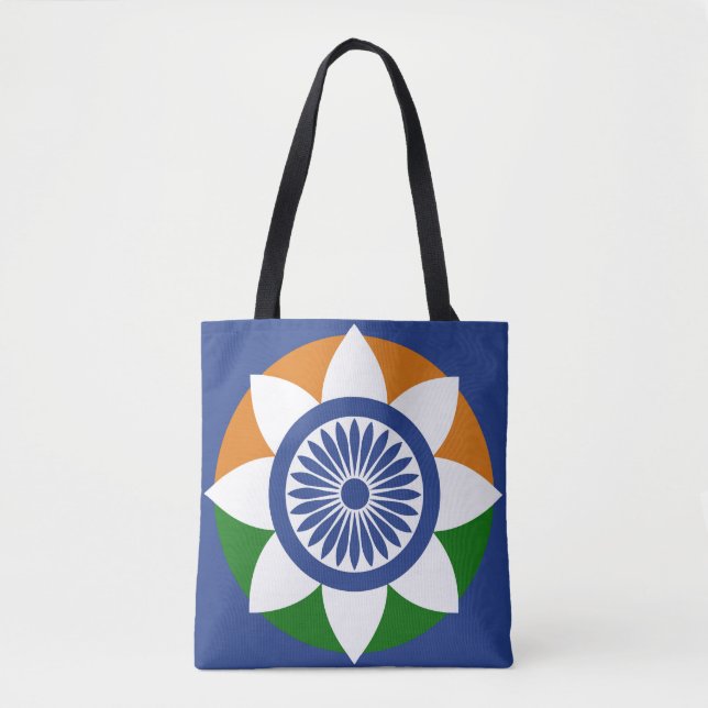 Tote Bag Tricolor Chakra (Devant)
