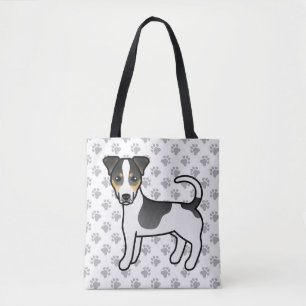 Tote Bag Tricolor Smooth Coat Jack Russell Terrier Chien