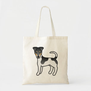 Tote Bag Tricolor Smooth Fox Terrier Chien de Dessin Animé