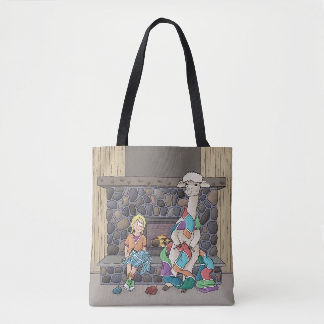 Tote Bag Tricot d'alpaca (Devant)