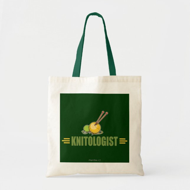 Tote Bag Tricot humoristique (Devant)