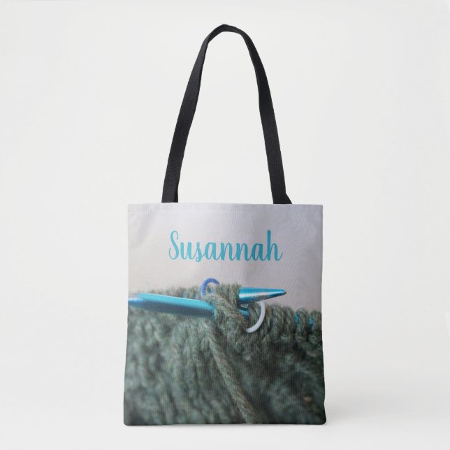 Tote Bag Tricot personnalisé (Devant)