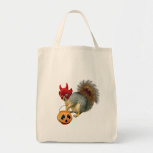 Tote Bag Tricoter ou traiter l'écureuil