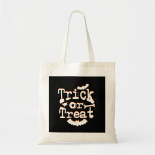 Tote Bag tricoter ou traiter l'halloween