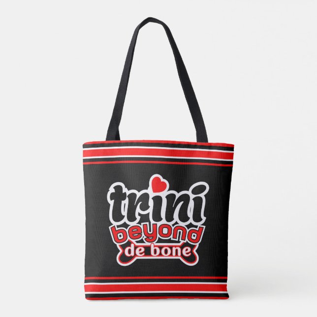 Tote Bag Trini amusant et amusant au-delà de De Bone (Dos)