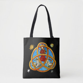 Tote Bag Trinité médiévale Dieu, Jésus et Saint-Esprit