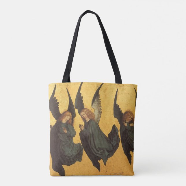 Tote Bag Trio d'anges de la Renaissance par Maître du Livre (Dos)