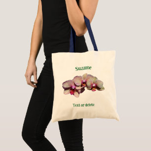 Tote Bag Trio Fleur Orchidée personnalisée