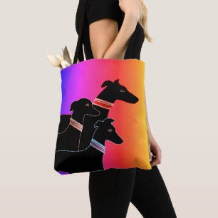 Tote Bag Trio Greyhound