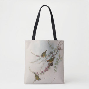 Tote Bag Troglodyte à couronne de feu par John Gould