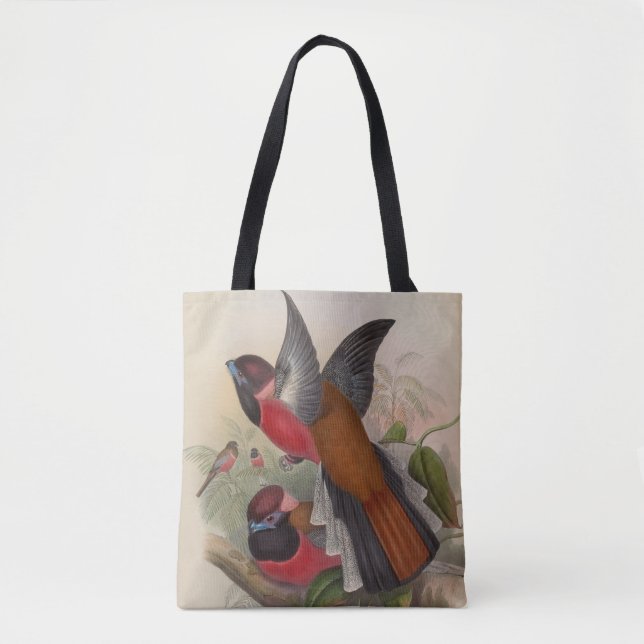 Tote Bag Trogon de Diard par John Gould (Devant)