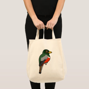 Tote Bag Trogon élégant et Birdorable