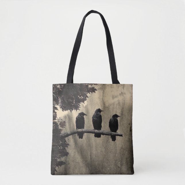 Tote Bag Trois corneilles (Devant)