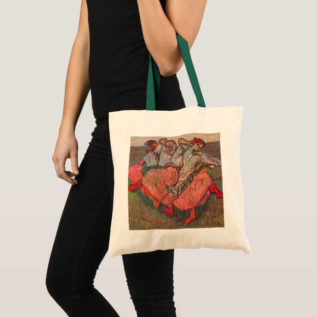 Tote Bag Trois Danseurs russes par Edgar Degas (Devant (produit))