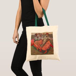 Tote Bag Trois danseuses russes par Edgar Degas