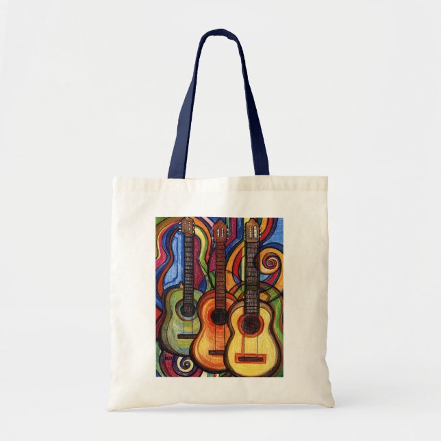Tote Bag Trois guitares (Devant)