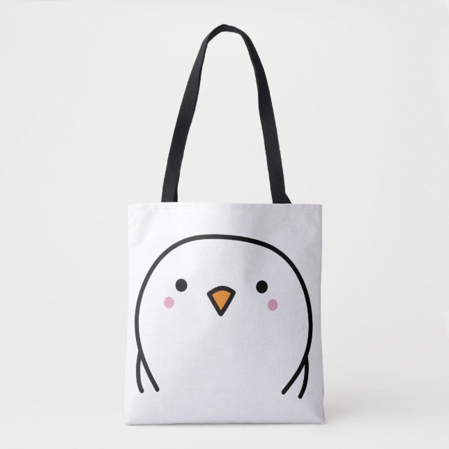 Tote Bag Trois oiseaux sur le fil (Devant)