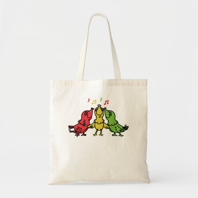 Tote Bag trois petits oiseaux (Devant)