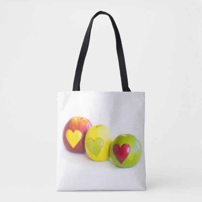 Tote Bag Trois pommes (Devant)