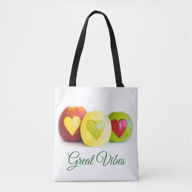 Tote Bag Trois pommes (Devant)