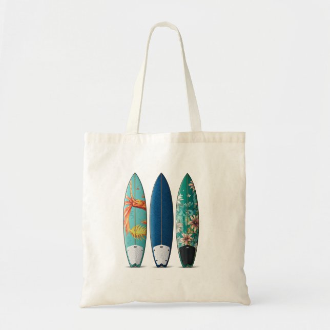 Tote Bag Trois Surf (Devant)