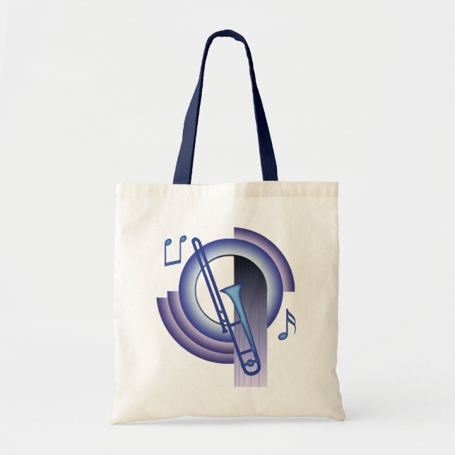 Tote Bag Trombone Deco2 (Devant)
