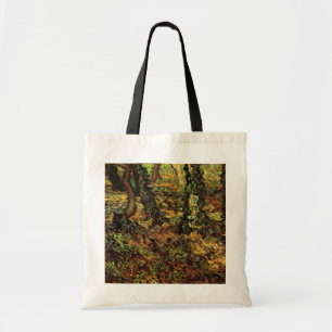 Tote Bag Troncs d'arbres avec lierre par Vincent van Gogh