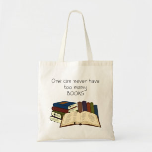 Tote Bag Trop de livres ? !
