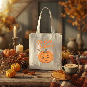Tote Bag Trop mignon pour être sculpté - Citrouille de Than