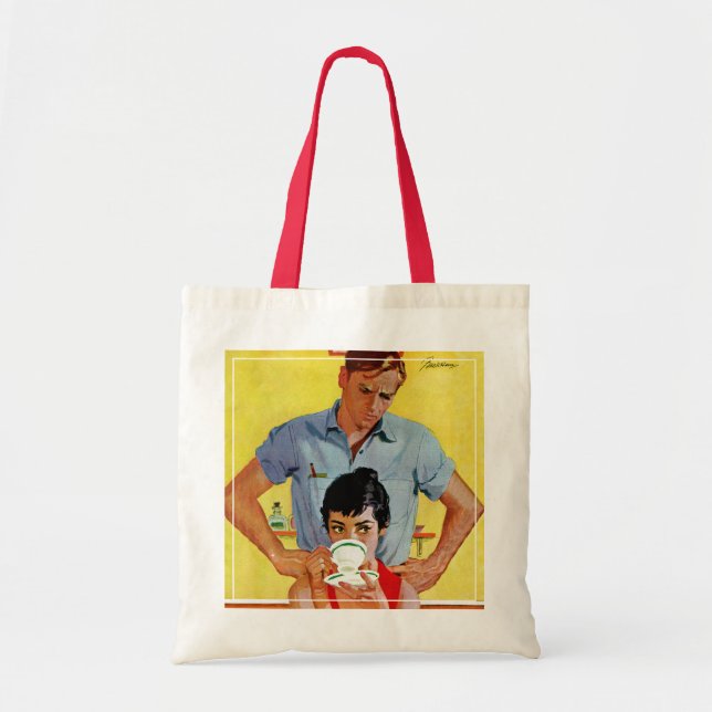 Tote Bag Trop Tard Pour Se Composer (Devant)