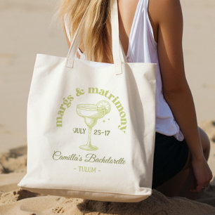 Tote Bag Tropical Fiesta Margarita Enterrement de Vie de Je
