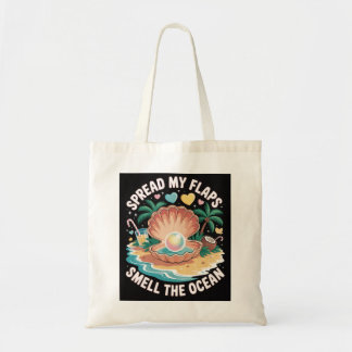 Tote Bag Tropical Tease  Spread My Flaps, Smell the Ocean 