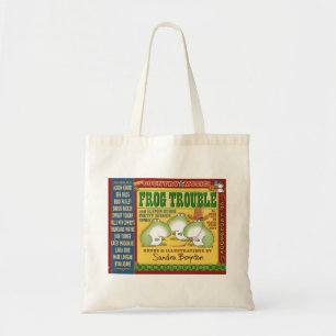 Tote Bag TROUBLE FROG par Sandra Boynton Official Fourre-to