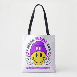 Tote Bag Troubles alimentaires Sensibilisation Ruban Soutie