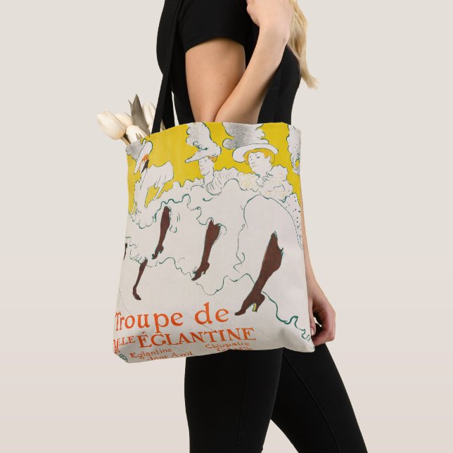 Tote Bag Troupe de Mademoiselle Eglantine, Toulouse Lautrec (De près)
