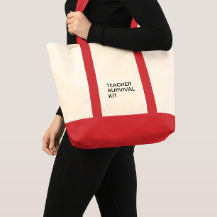 Tote Bag Trousse de Survie pour Enseignant Moderne - Essent