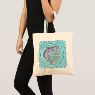 Tote Bag Trout fishing